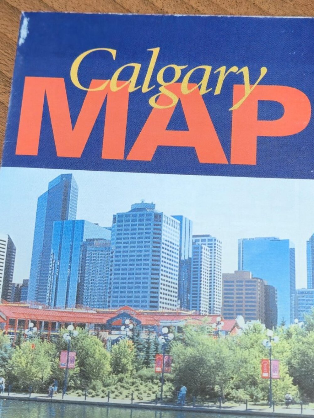 Calgary Alberta Vintage Map Bundle University of Calgary UofC 1990s YYC Lot of 4 - Picture 9 of 16